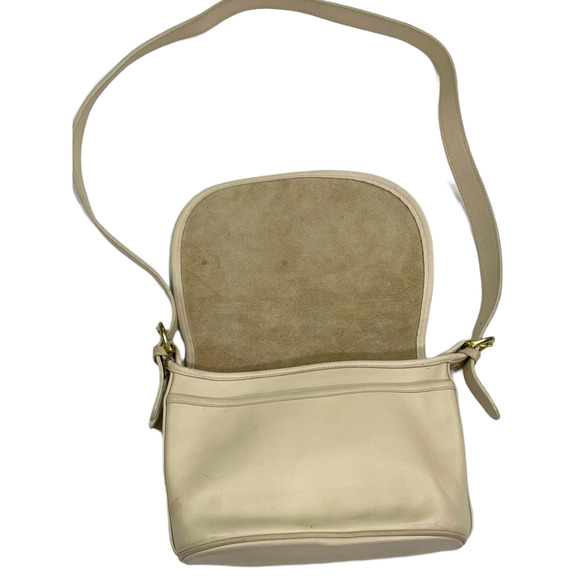 Vintage Coach Fletcher 4150 Ivory Flap Crossbody - Picture 5 of 11